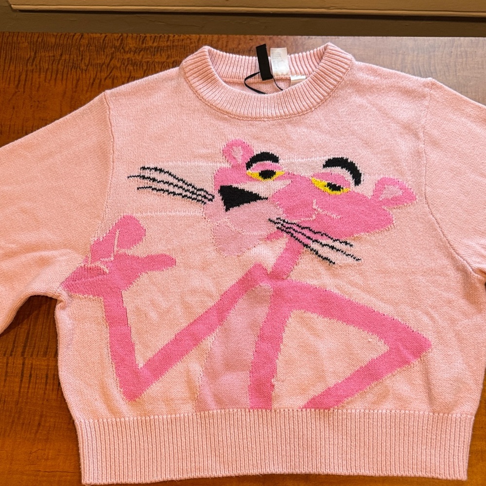 Pink Panther Graphic Sweater